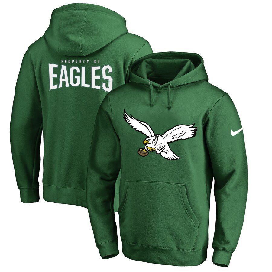 Men 2023 NFL Philadelphia Eagles green Sweatshirt style 10316